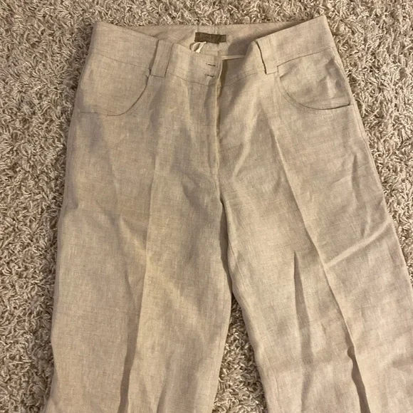 BEATRIZ CAMACHO linen wide legs size 10